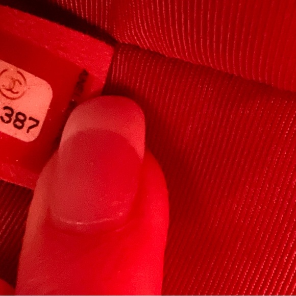 Red Chanel Medium Boy Bag with Ruthenium Hardware - Picture 4 of 11